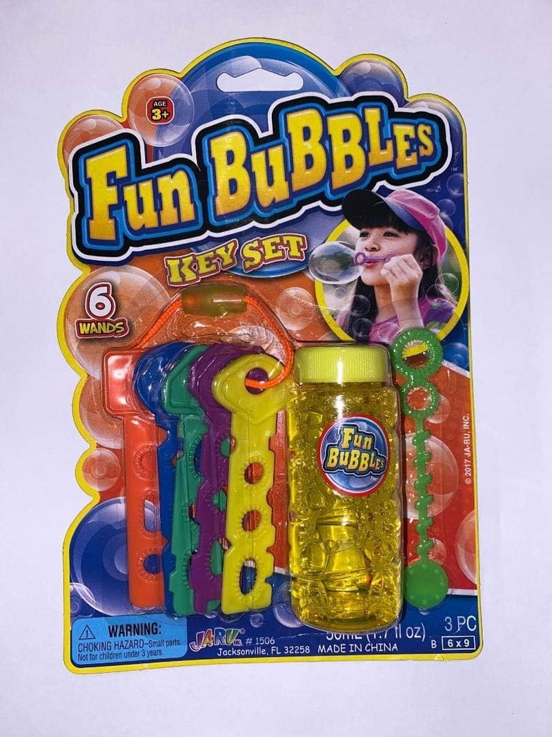 Ja-Ru Inc Fun Bubbles Key Set